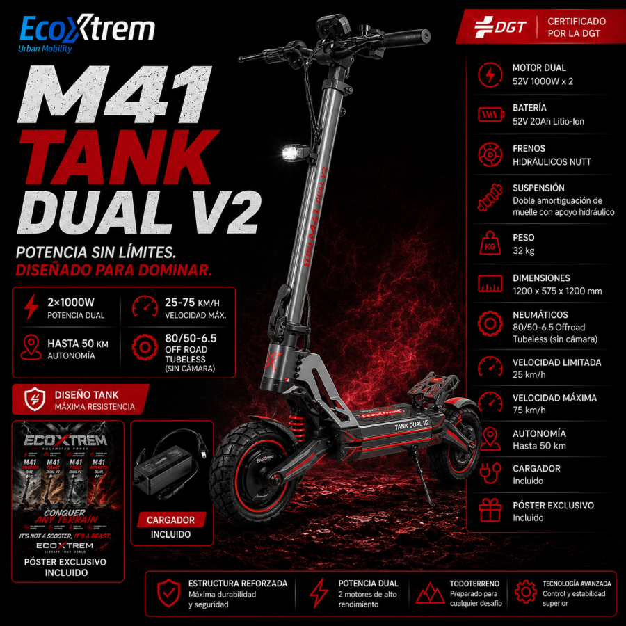 ChatGPT Image 11 jun 2026, 17_38_24 Ecoxtrem M41 Tank Dual V2 - Red Edition