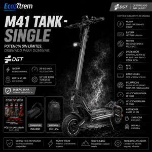 Ecoxtrem M41 Tank Single - Black Edition