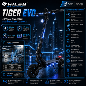 Hiley Tiger Evo - Space Grey Edition