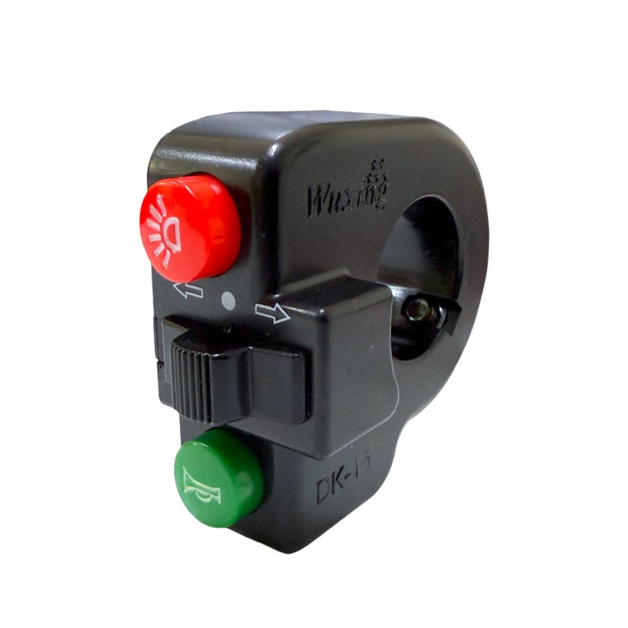 Botonera para manillar con luz, intermitentes y claxon