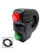 Botonera para manillar con luz, intermitentes y claxon