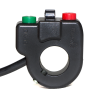 Botonera para manillar con luz, intermitentes y claxon