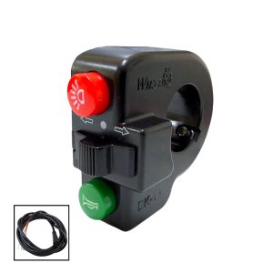 Botonera para manillar con luz, intermitentes y claxon