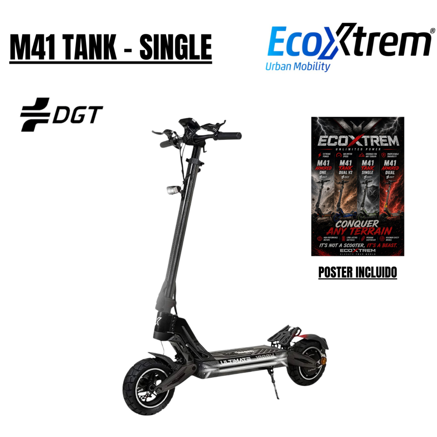 14 Ecoxtrem M41 Tank Single - Black Edition