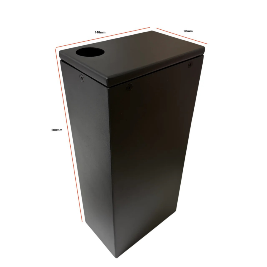 Caja metalica para baterias [2 unidades]