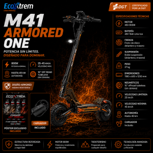 Ecoxtrem M41 Armored One - Black/Orange Edition