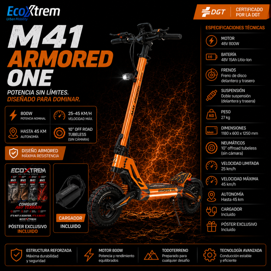 ChatGPT Image 11 jun 2026, 17_47_13 Ecoxtrem M41 Armored One - Orange/Black Edition