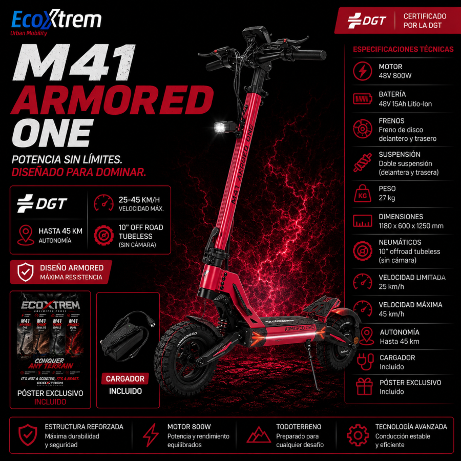 Ecoxtrem M41 Armored One - Red Edition
