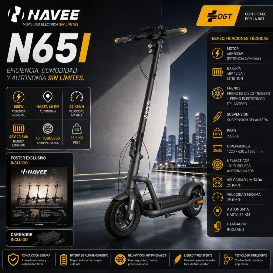 Navee N65I – Homologado DGT