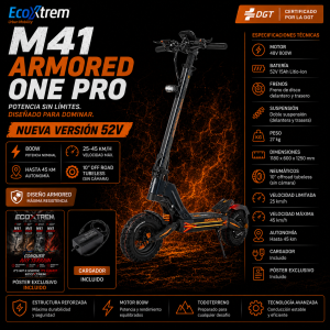 Ecoxtrem M41 Armored One - Black/Orange Edition