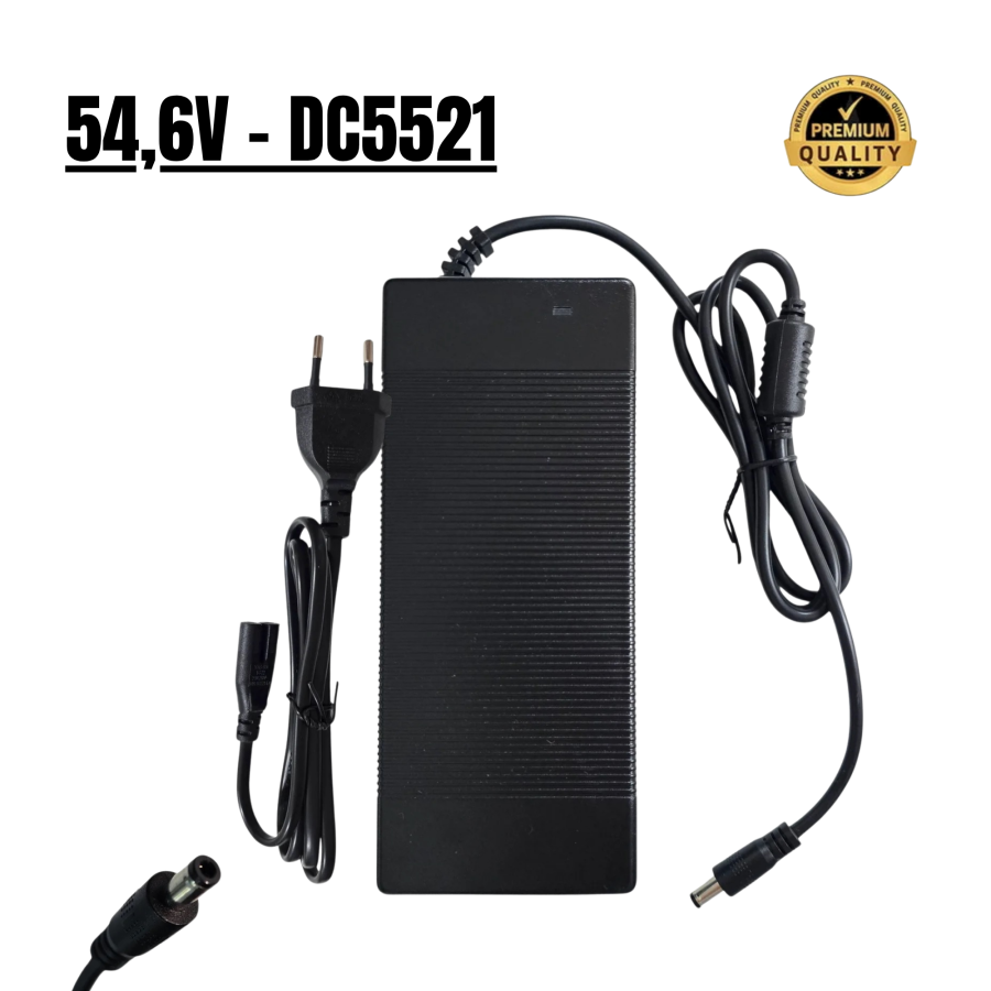 Cargador 54,6V 2A [DC5521] - Premium