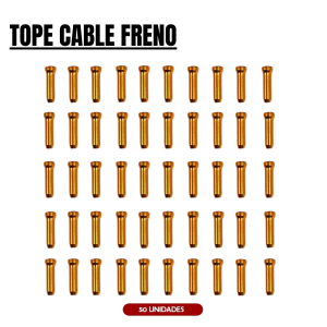 Tope cable de freno Naranja brillante (Pack 50)