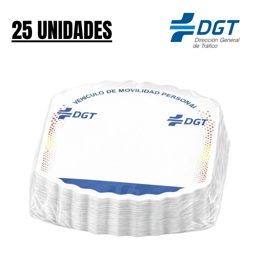 Matriculas DGT - 25 Uds