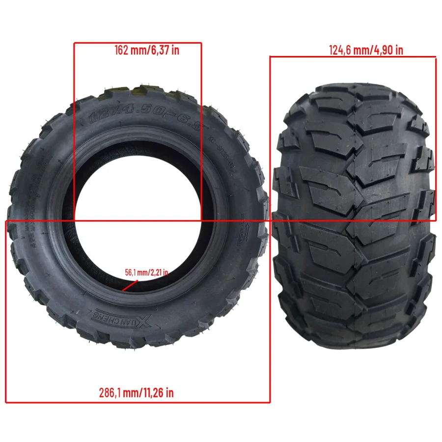Neumático 12x4,5-6,5 Offroad [Xuancheng]