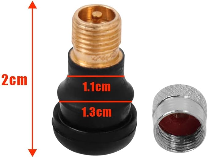 Válvula Recta Tubeless PVR 40 (1 unidad)