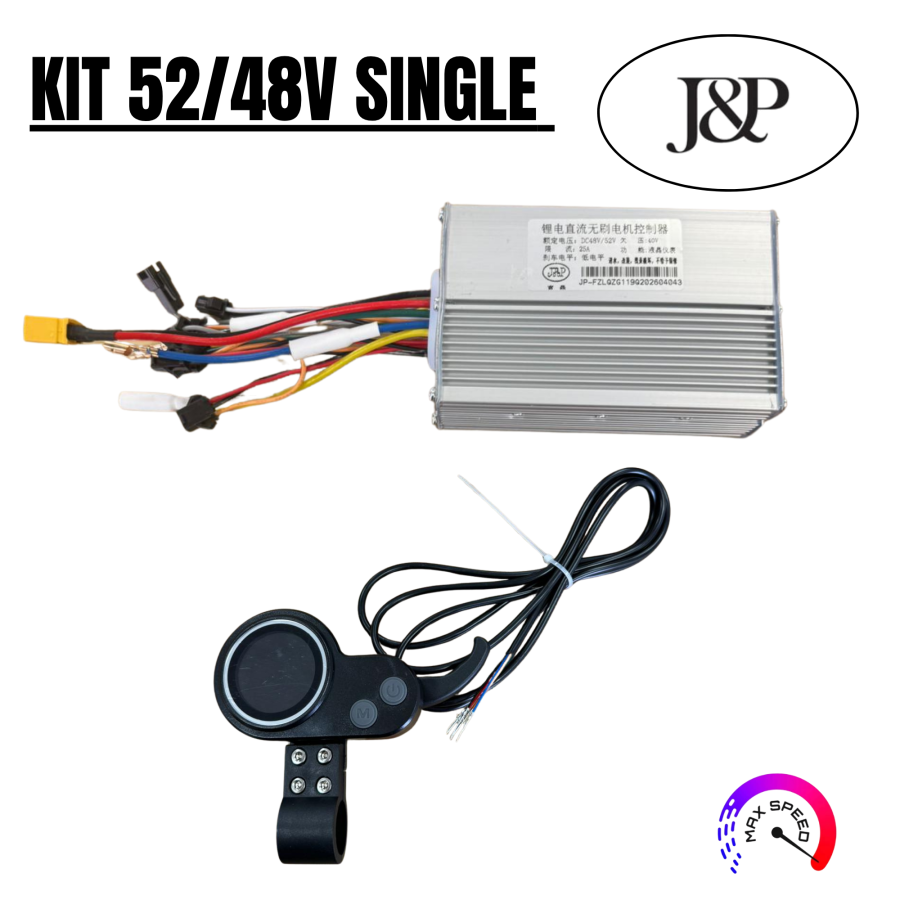 Copia de Copia de Copia de Copia de Copia de Copia de Copia de Copia de Copia de Cargador Juliet-337 Kit controladora y display 48V/52V single - J&P