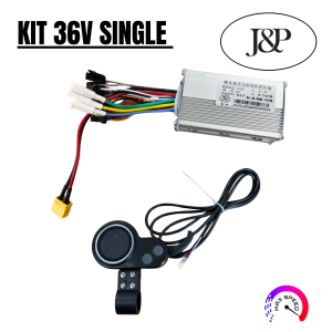 Kit controladora y display 36V single  - J&P