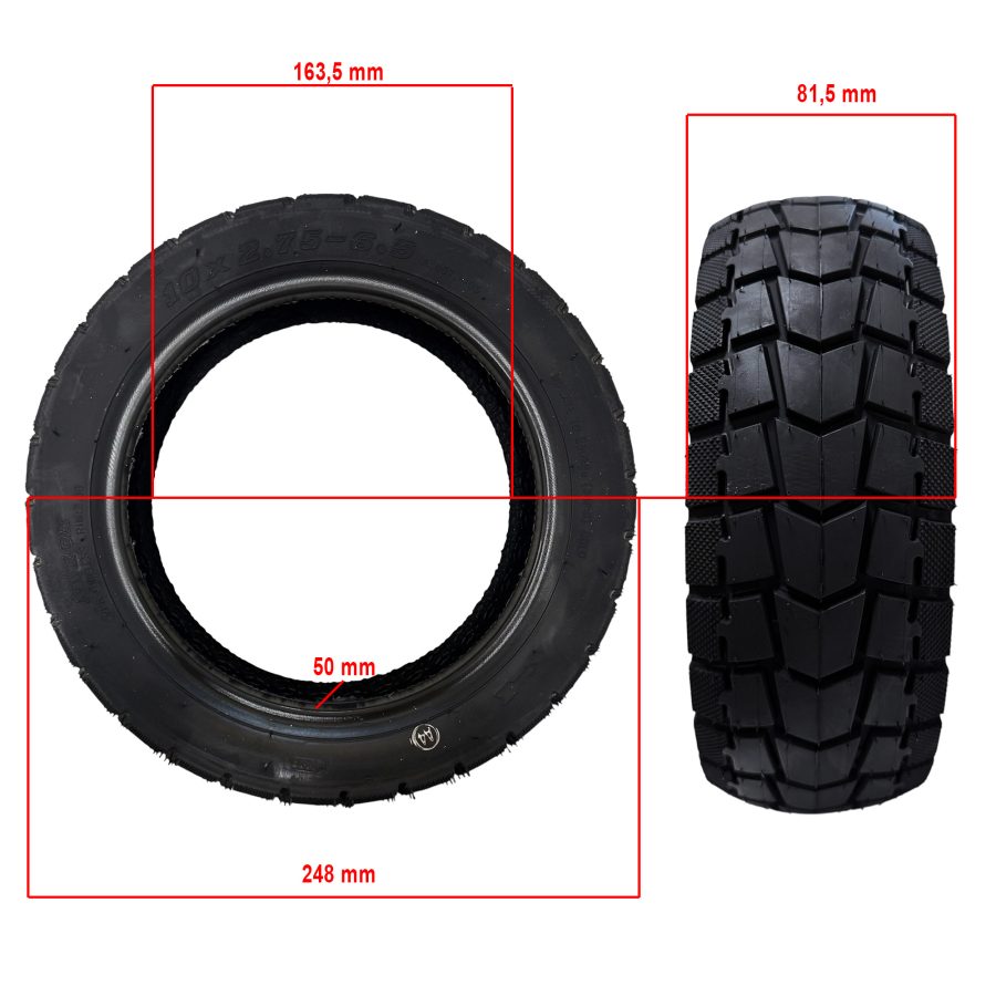 Neumático 10x2,75-6,5 semioffroad [Aoxin]