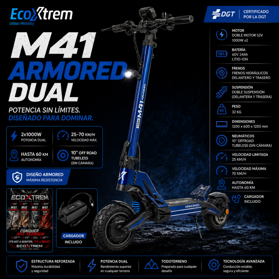 5e3c12cb-4663-41bd-982d-6ab3c80149b0 Ecoxtrem M41 Armored Dual - Blue Edition