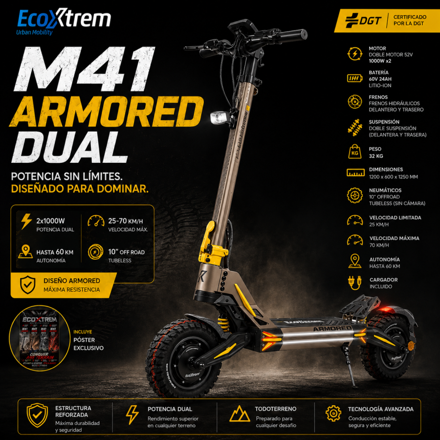 Ecoxtrem M41 Armored Dual - Yellow Edition