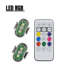 Luz led RGB con mando inalambrico [1 par]