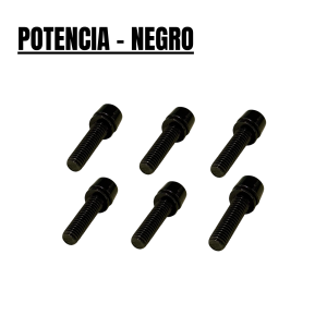 Tornilleria para potencia de manillar - negro [Pack 6]