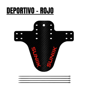 Copia de Copia de Copia de Copia de Copia de Copia de Copia de Copia de Copia de Cargador Juliet-385 Guardabarros generico en fibra de carbono - Rojo