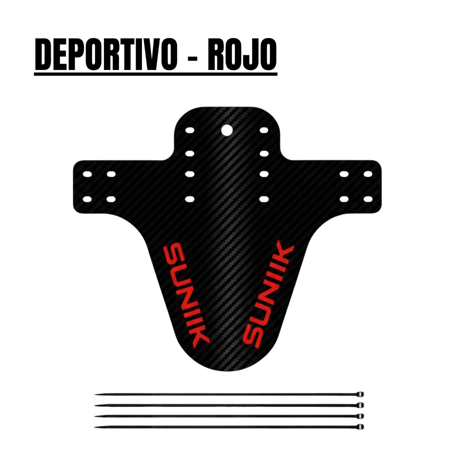Copia de Copia de Copia de Copia de Copia de Copia de Copia de Copia de Copia de Cargador Juliet-385 Guardabarros generico en fibra de carbono - Rojo