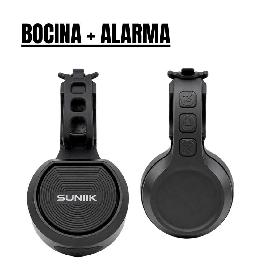 Bocina con alarma para patinete/bicicleta