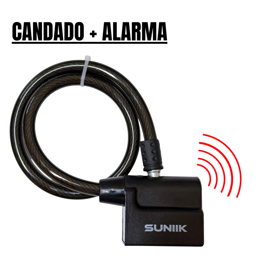 Candado con alarma para patinete/bicicleta