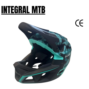Casco Integral estilo MTB - Azul/Gris [Talla L]