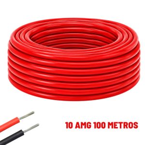 3885-10AWGR-100-Cable-el-ctrico-Silicona-Flexible-10-AWG-Rojo-100-Metros Cable eléctrico Silicona Flexible 10 AWG (Rojo) 100 Metros