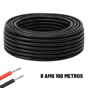 3887-8AWGN-100-Cable-el-ctrico-Silicona-Flexible-8-AWG-Negro-100-Metros Cable eléctrico Silicona Flexible 8 AWG (Negro) 100 Metros