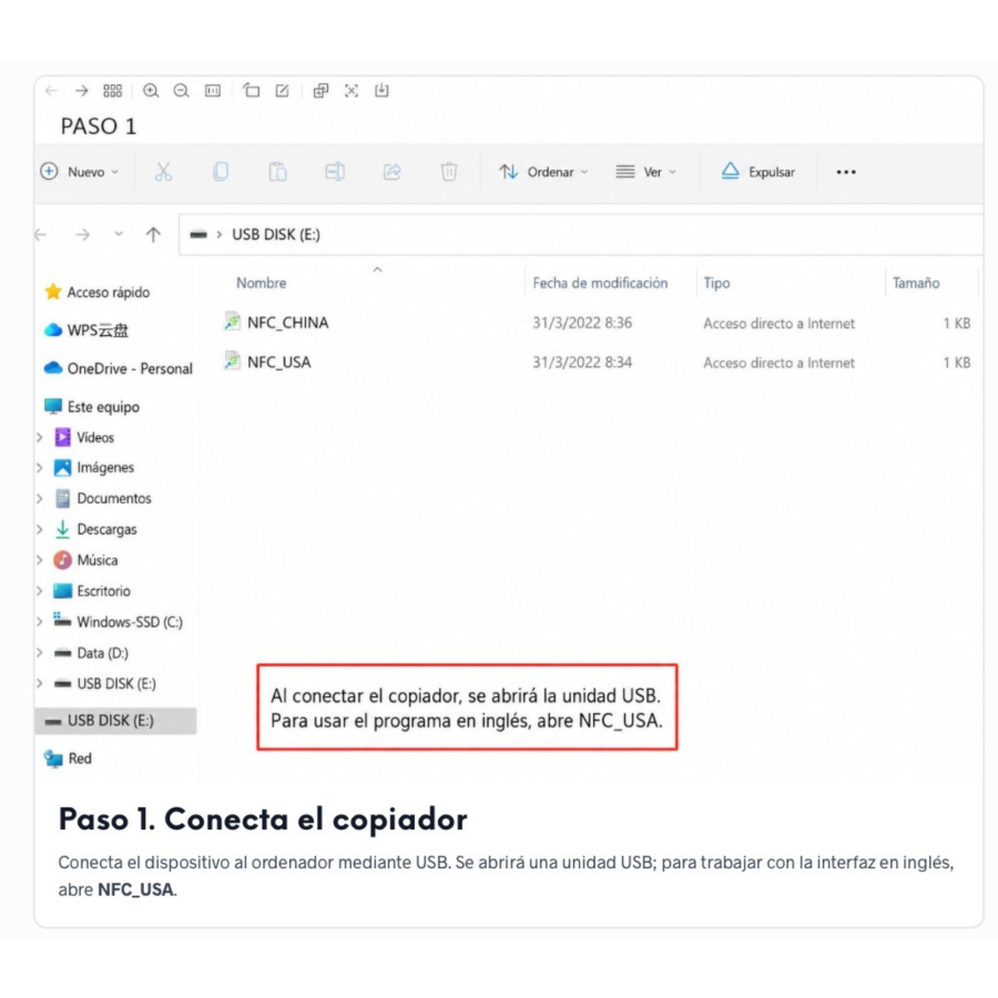 2 Duplicador y Grabador de Tarjetas Inteligentes NFC