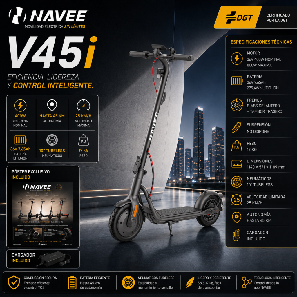 Navee V45I – Homologado DGT