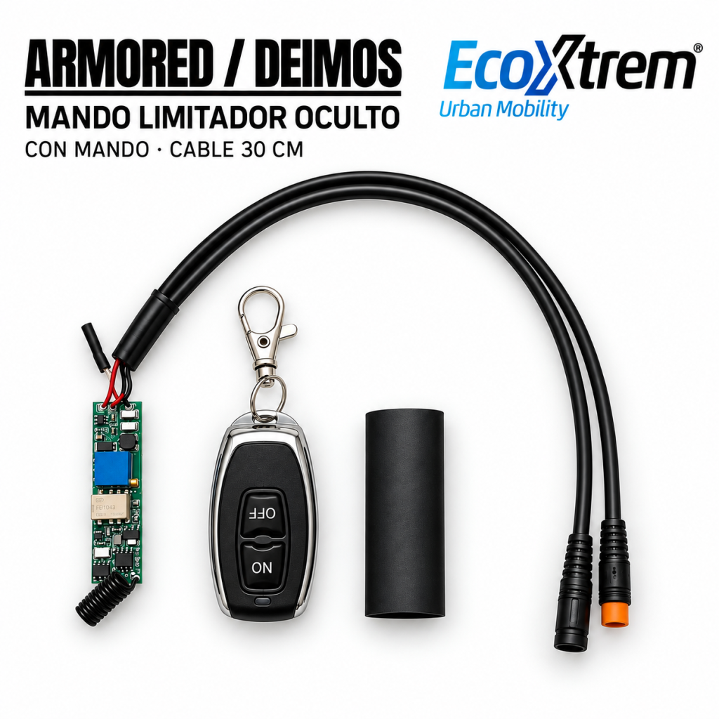 Mando limitador oculto para Ecoxtrem Armored /Deimos (con mando) – Cable 30 CM