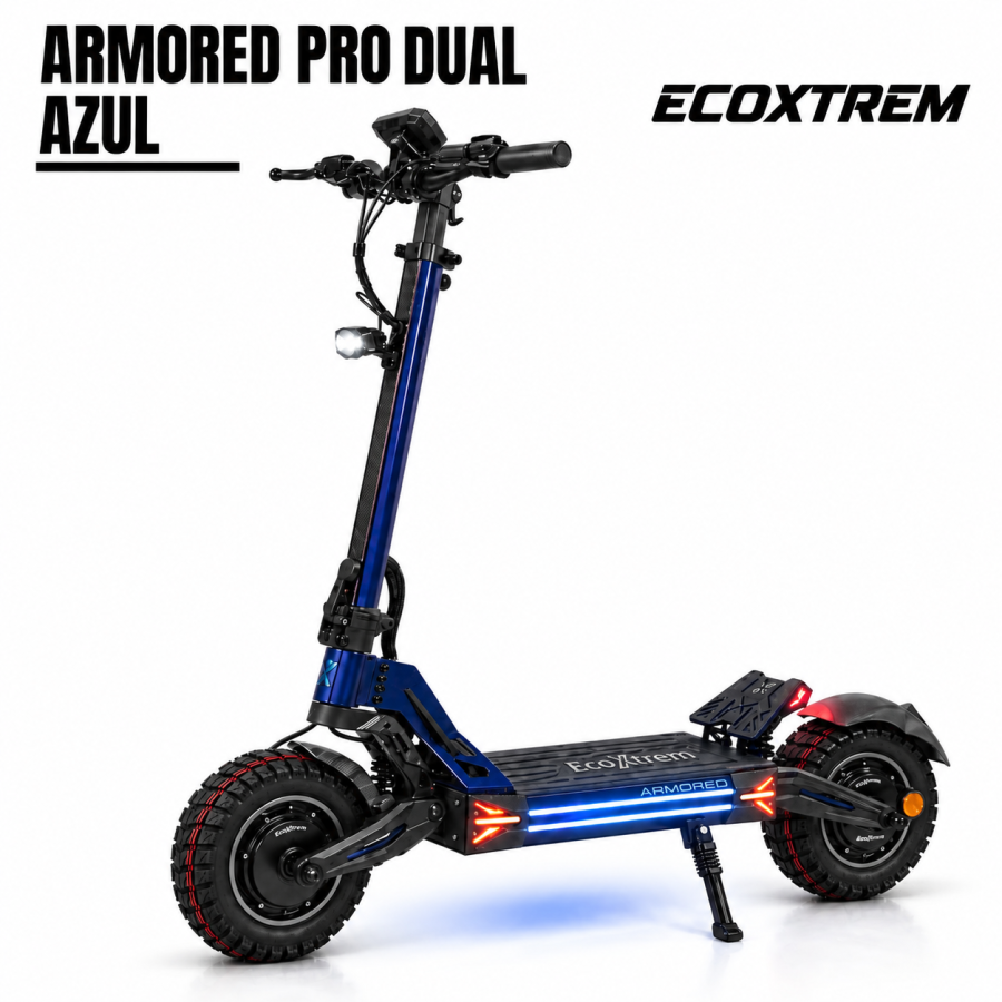 Ecoxtrem Armored PRO Dual 24 Ah – DGT Homologado 2027 (Azul)