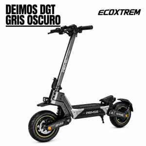 Patinete Eléctrico Ecoxtrem Deimos DGT – Gris oscuro