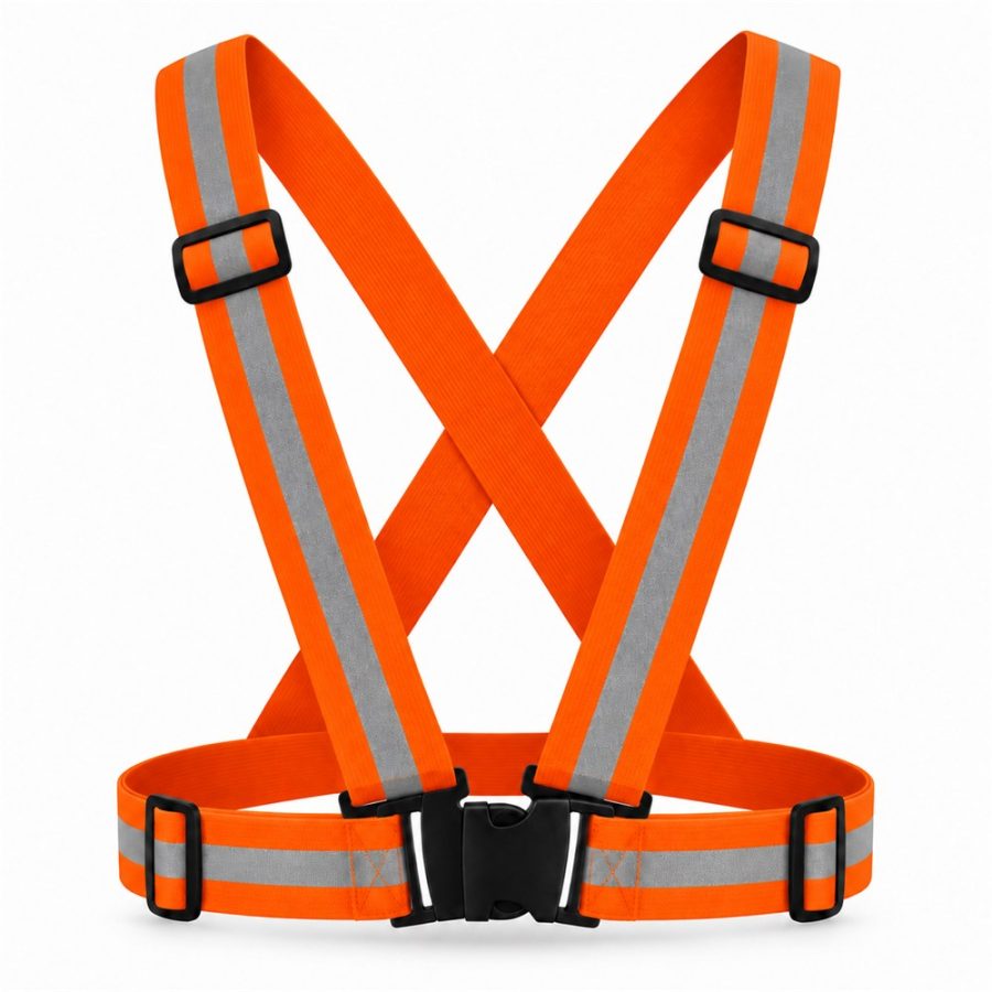 Chaleco reflectante de tirantes A-110B – naranja Chaleco reflectante de tirantes A-110B – naranja