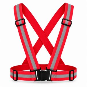 Chaleco reflectante de tirantes A-110B – rojo Chaleco reflectante de tirantes A-110B – rojo