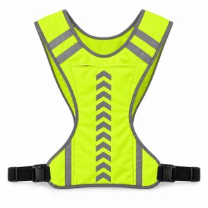 Chaleco reflectante ajustable con bolsillo A-110D – verde Chaleco reflectante ajustable con bolsillo A-110D – verde