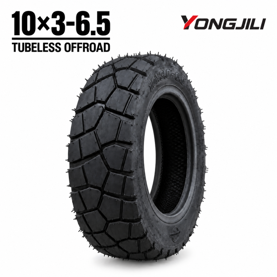 Rueda tubeless offroad 10x3-6.5 compatible con Smartgyro [Yongjili]